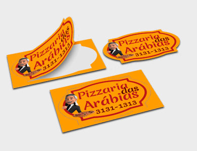 Adesivo de Papel 8x30cm - 4x0 - 10 unid