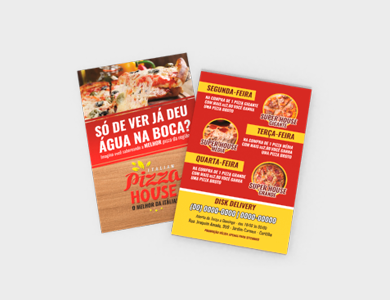 Folder Couchê 90g Sem Verniz 10x29,7cm - 4x1 - 30000 unid